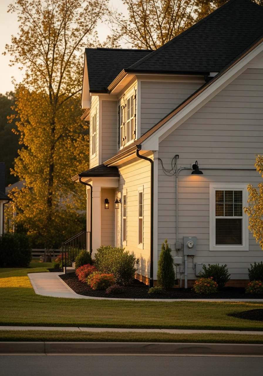 Ranson home exterior showing contemporary construction quality and well-maintained property typical of the area's residential character.