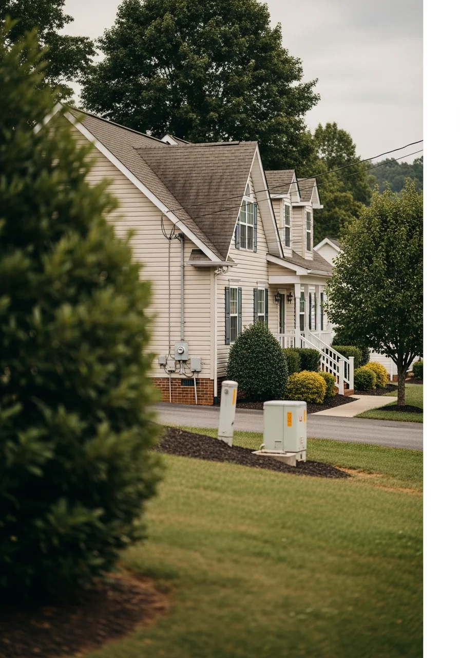 Spring Mills home exterior showing traditional residential quality and natural landscaping typical of the area's semi-rural neighborhoods.